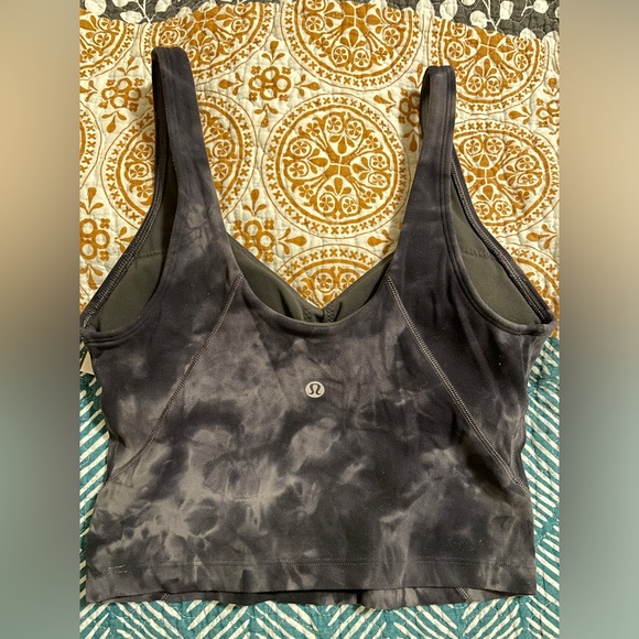 Lululemon Align Tank Tie Dye Graphite Grey (Size 4) - Picture 3 of 5